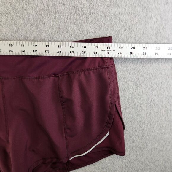 Zyia Active Shorts Womens XXL Red Brief Zip Pocket Drawstring Running Training - Picture 8 of 13